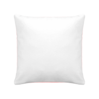 Pillow case with coloured backside