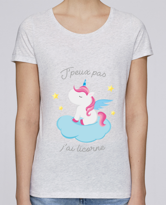 T Shirt Women Stella Loves Je Peux Pas J Ai Licorne FRENCHUP MAYO